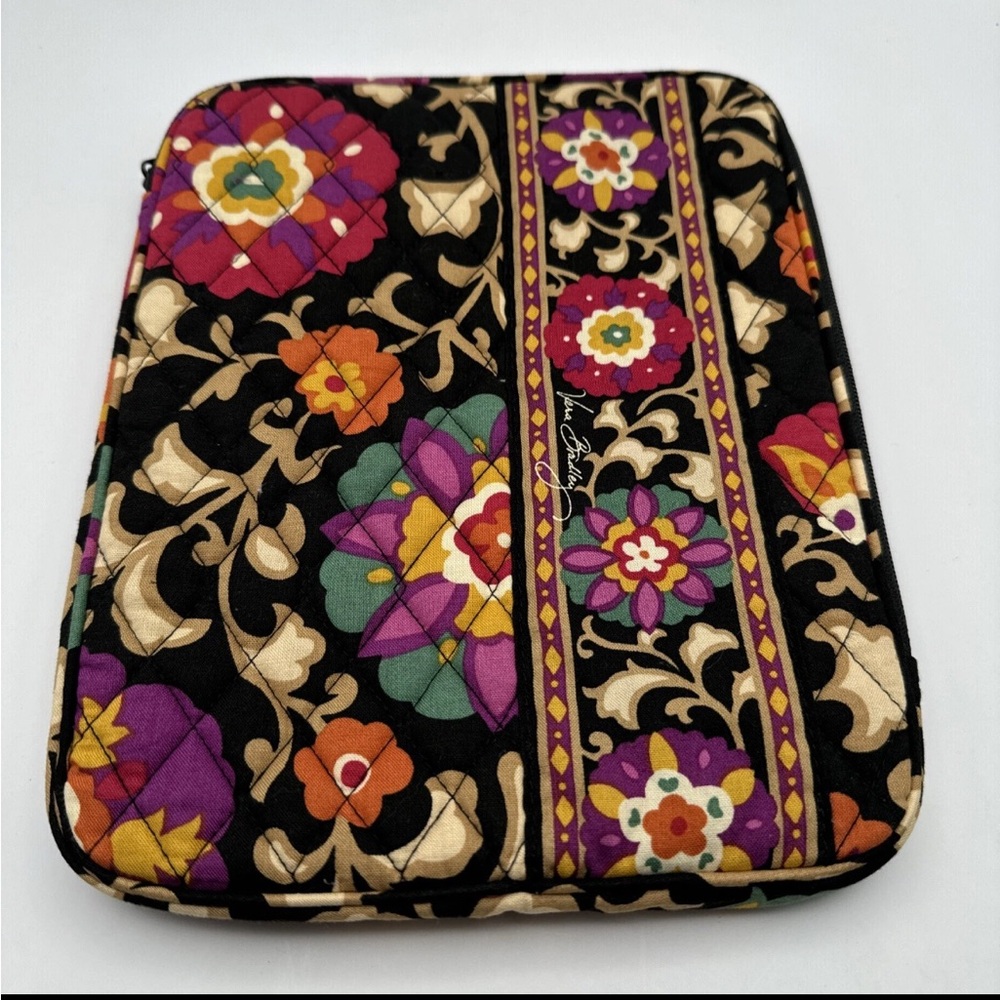 Vera Bradley Vibrant Floral Quilted Pouch